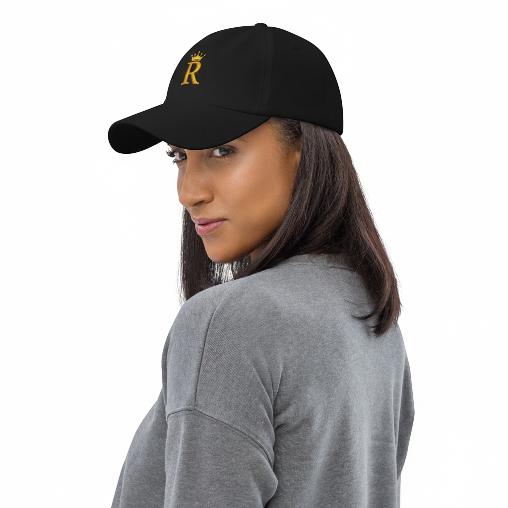 Republik Dad Hat Black - Side View
